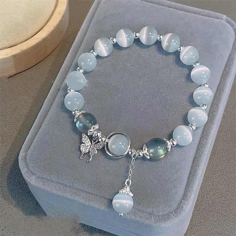 Cat's Eye&Moonstone Butterfly