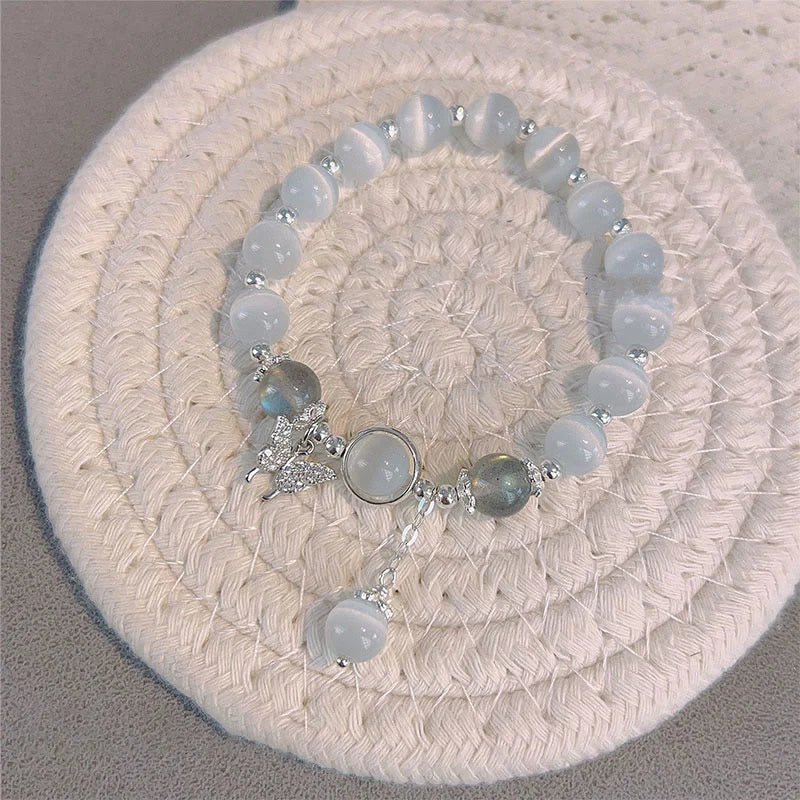 Cat's Eye&Moonstone Butterfly